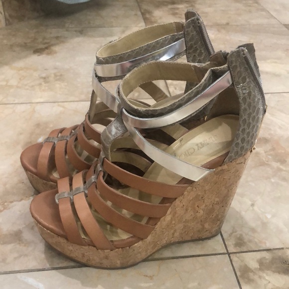 Jimmy Choo Shoes - 50% off till 9/1 Jimmy Choo platform wedge sandal.